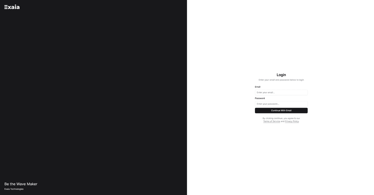 screenshot of CYMO login page